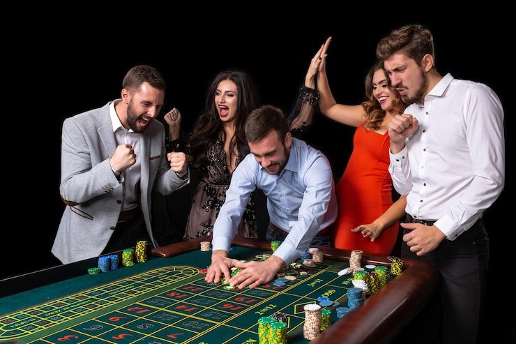 Tampilan meja Live Casino fairtoto dengan dealer profesional siaran langsung